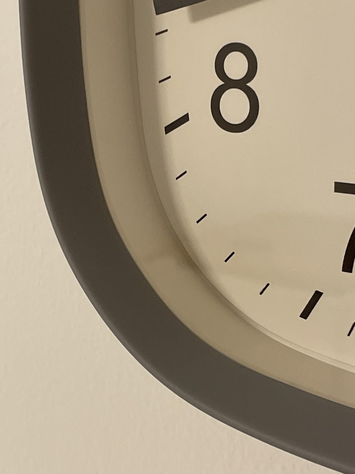 JONES CLOCKS® Sprite wall Clock | Modern Retro Rounded Square Clock | 10