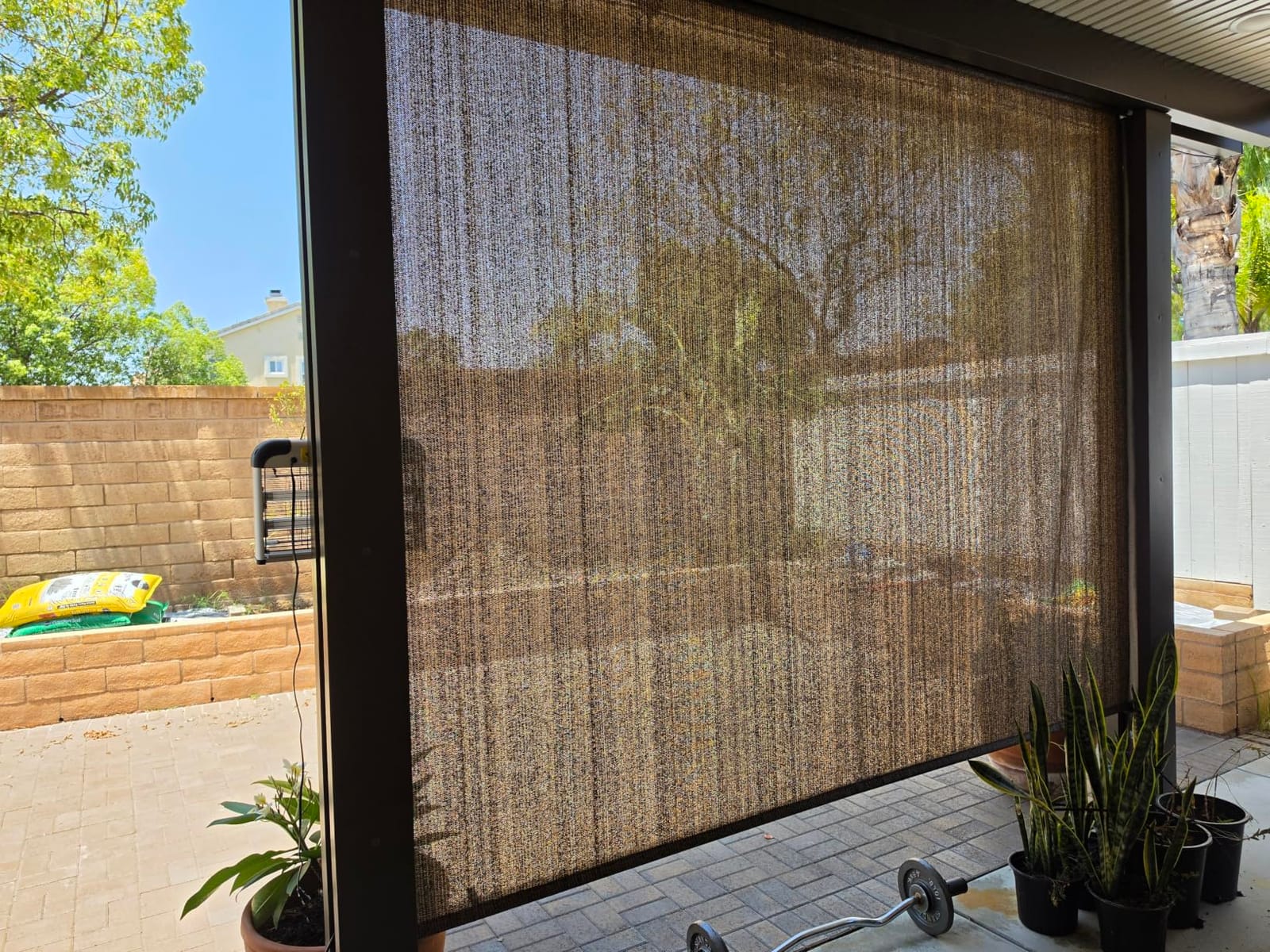 SEEYE Outdoor Sunshade Roller Shades 96