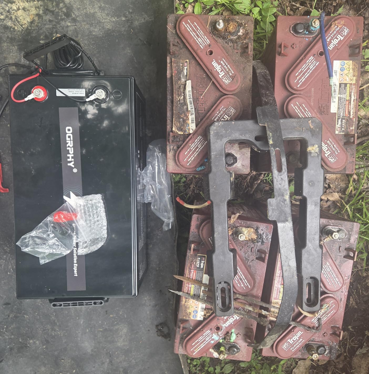 48V Lithium Golf Cart Battery Conversion Kit,with Touch Monitor and Charger,200A BMS(1000A Peak Current,10.24kW Output),4000+ Cycles 48V Lifepo4 Battery Perfect for Golf Carts,Trolling Motor(100AH) customer photo 2