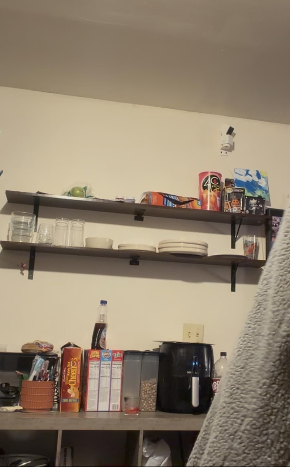 DINZI LVJ Long Wall Shelves, 55.1Inch Wooden Floating Shelves with Brackets customer photo 2