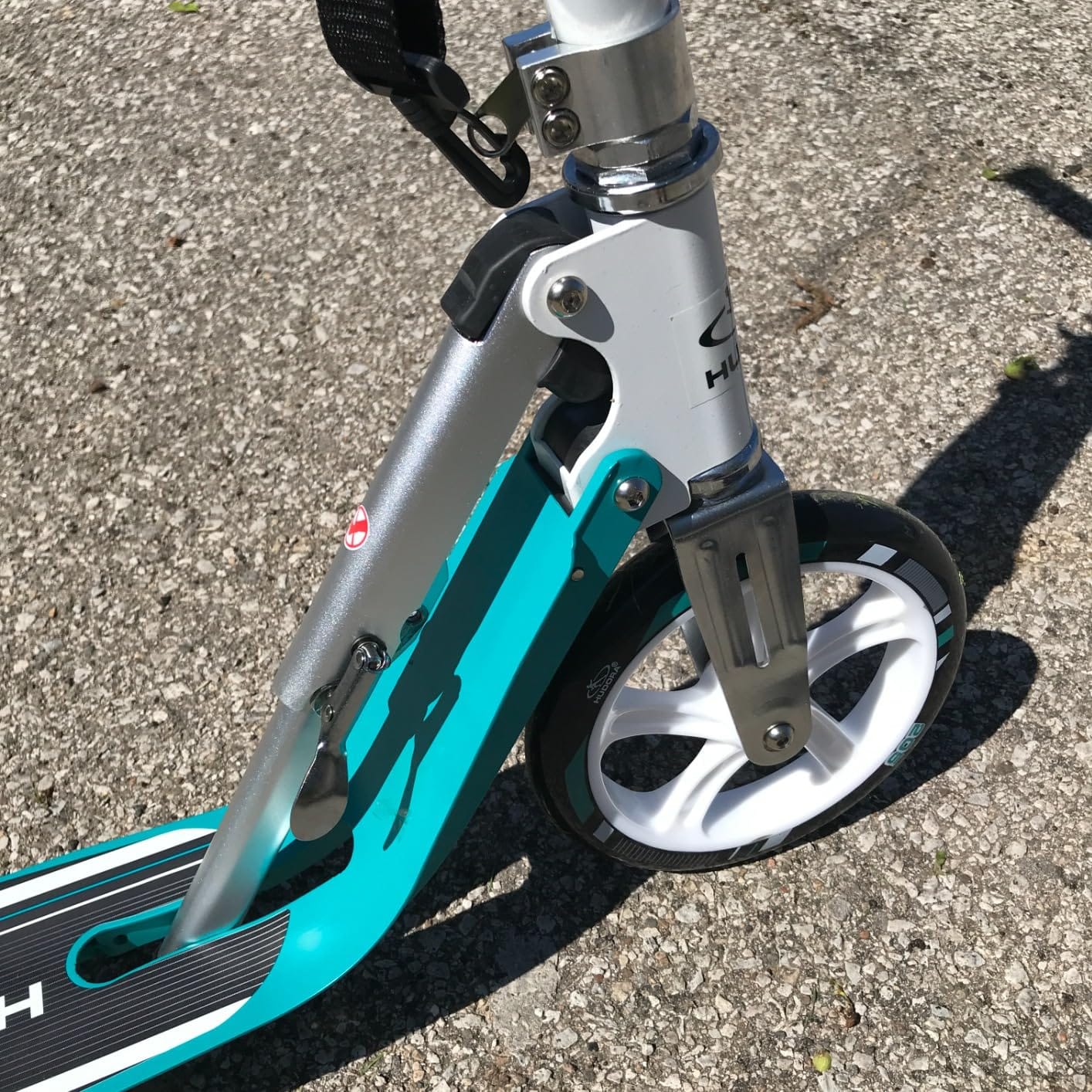 Scooter for Kids 6-12 & Adult Scooter, Max Load 240 LBS | Adjustable Height,Lightweight 2-Wheel, Foldable Kids Scooter with Big Wheels,Anti-Slip Wide Deck customer photo 1