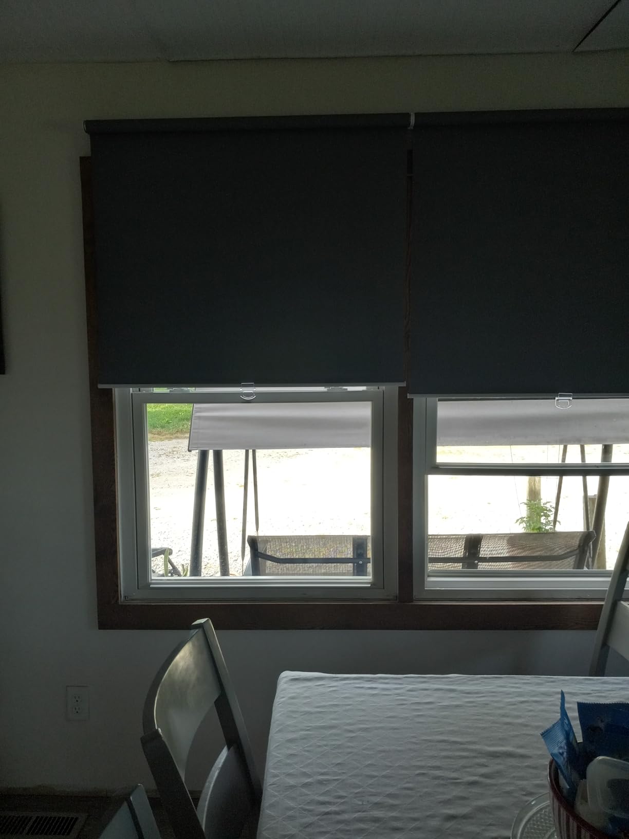 SUNOFF Blackout Cordless Roller Shades Blinds,22