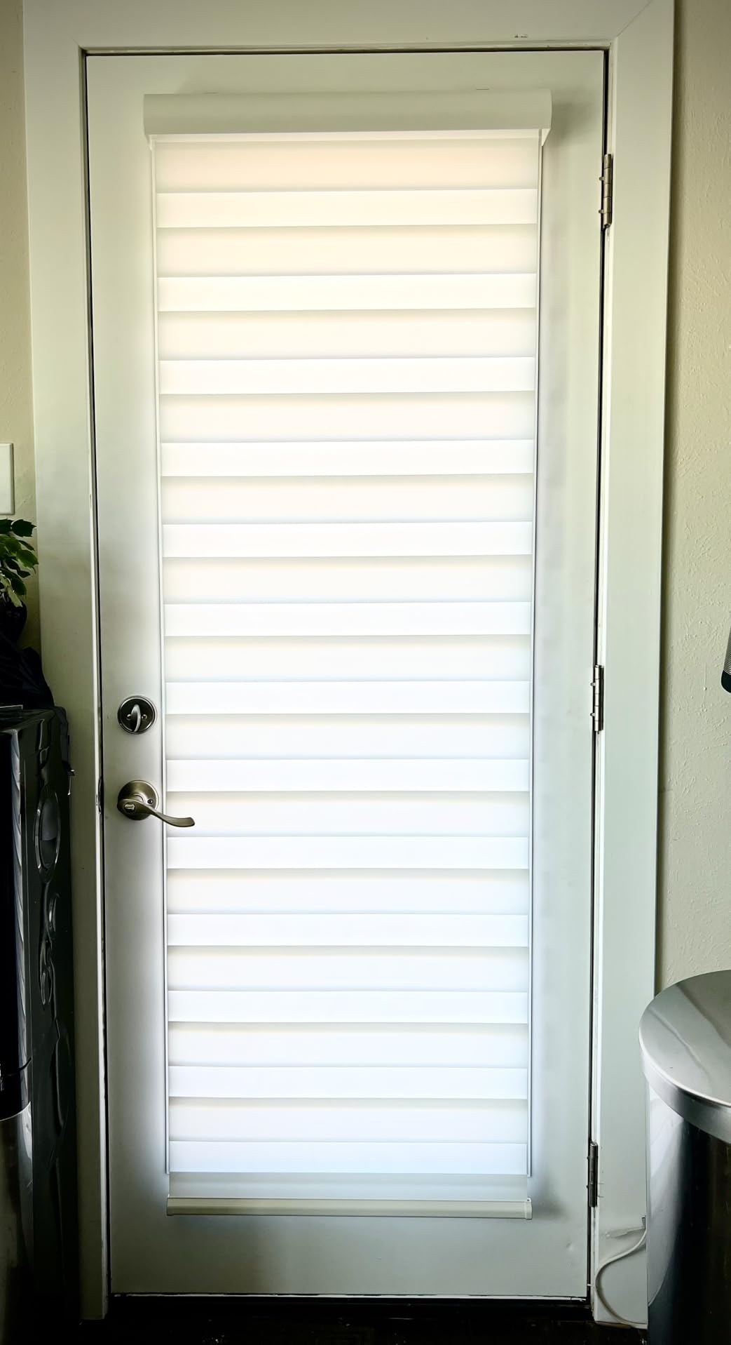ChrisDowa Cordless Zebra Blinds for Windows, Light Filtering Roller Shades customer photo 1