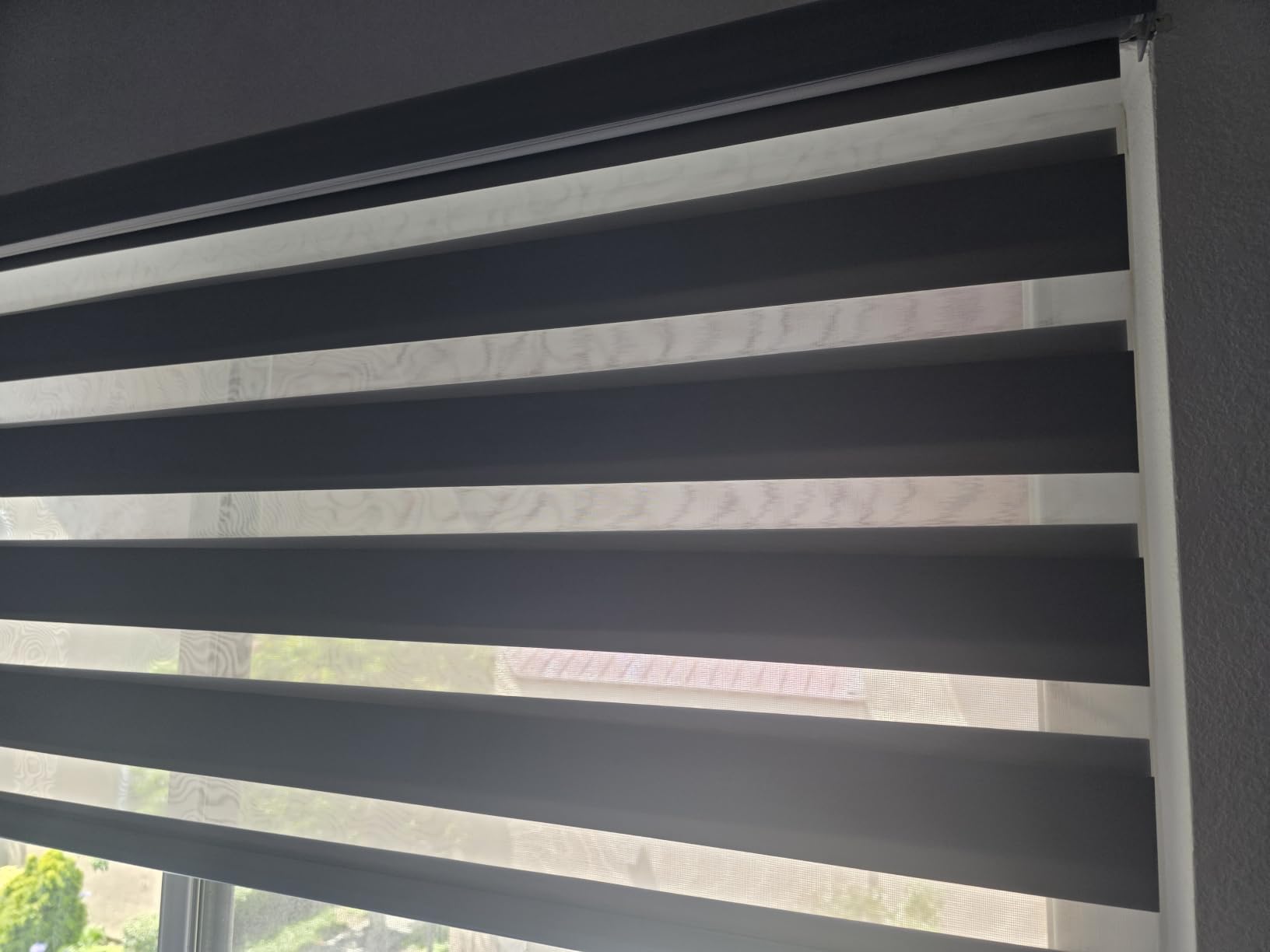ChrisDowa Cordless Zebra Blinds for Windows, Light Filtering Roller Shades customer photo 2