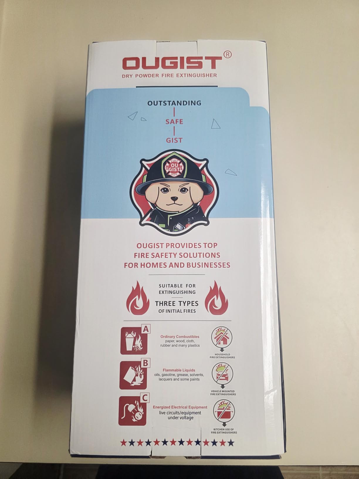Ougist Signature ABC Fire Extinguisher for Home, 2.5 lb, 2 Pack customer photo 1