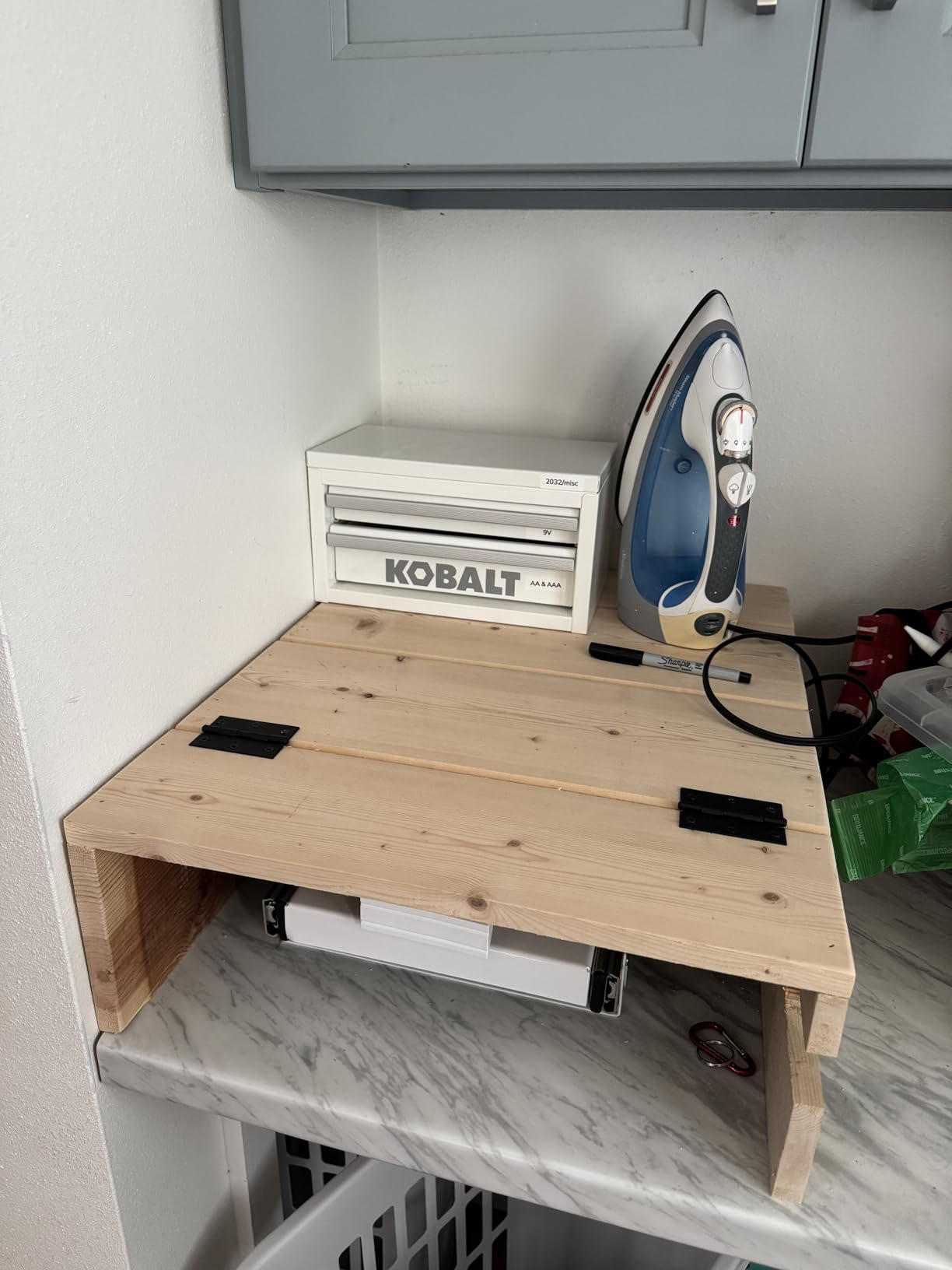 Retractable Foldable Ironing Board, 180° Swivel customer photo 1