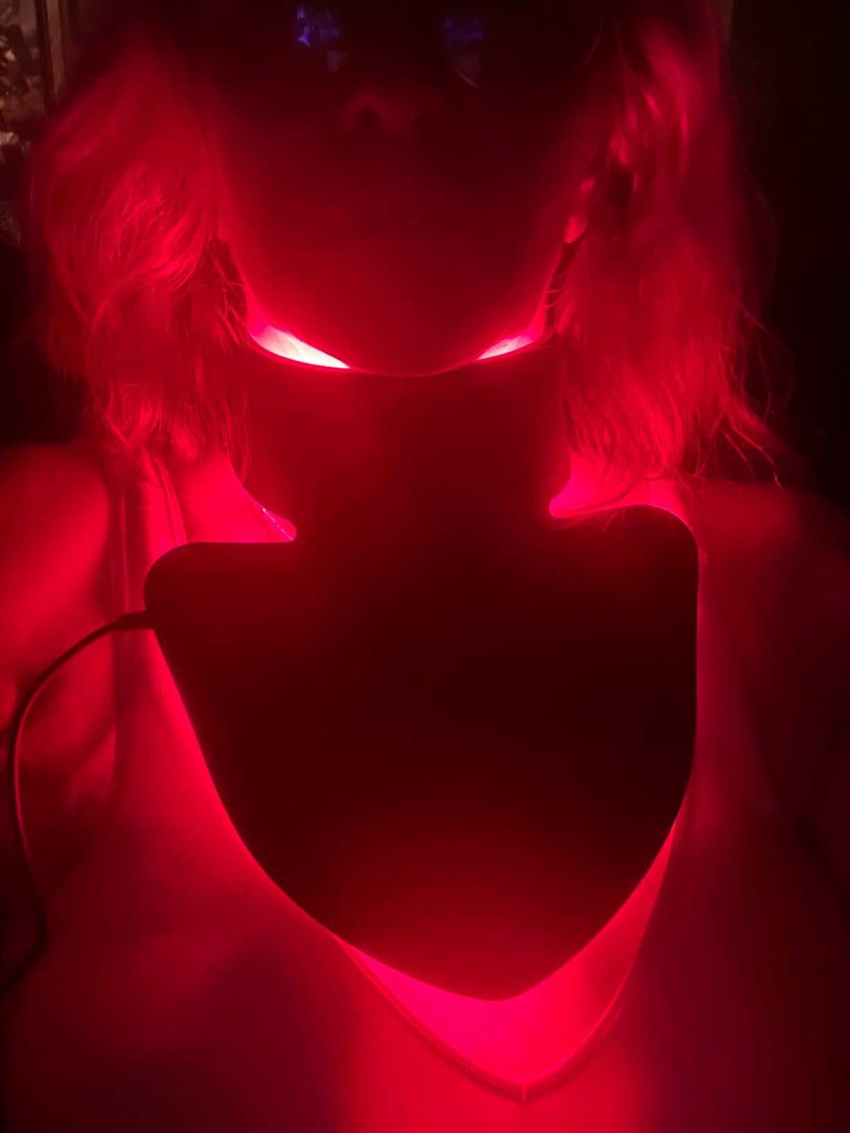 JOVS LED Neck & Chest Mask, LED Red Light Therapy for Neck, 66 LED Light Beams and 630nm Red Light Therapy for Neck Decollete Chest Body, Skin Care Device at Home and Travel customer photo 2