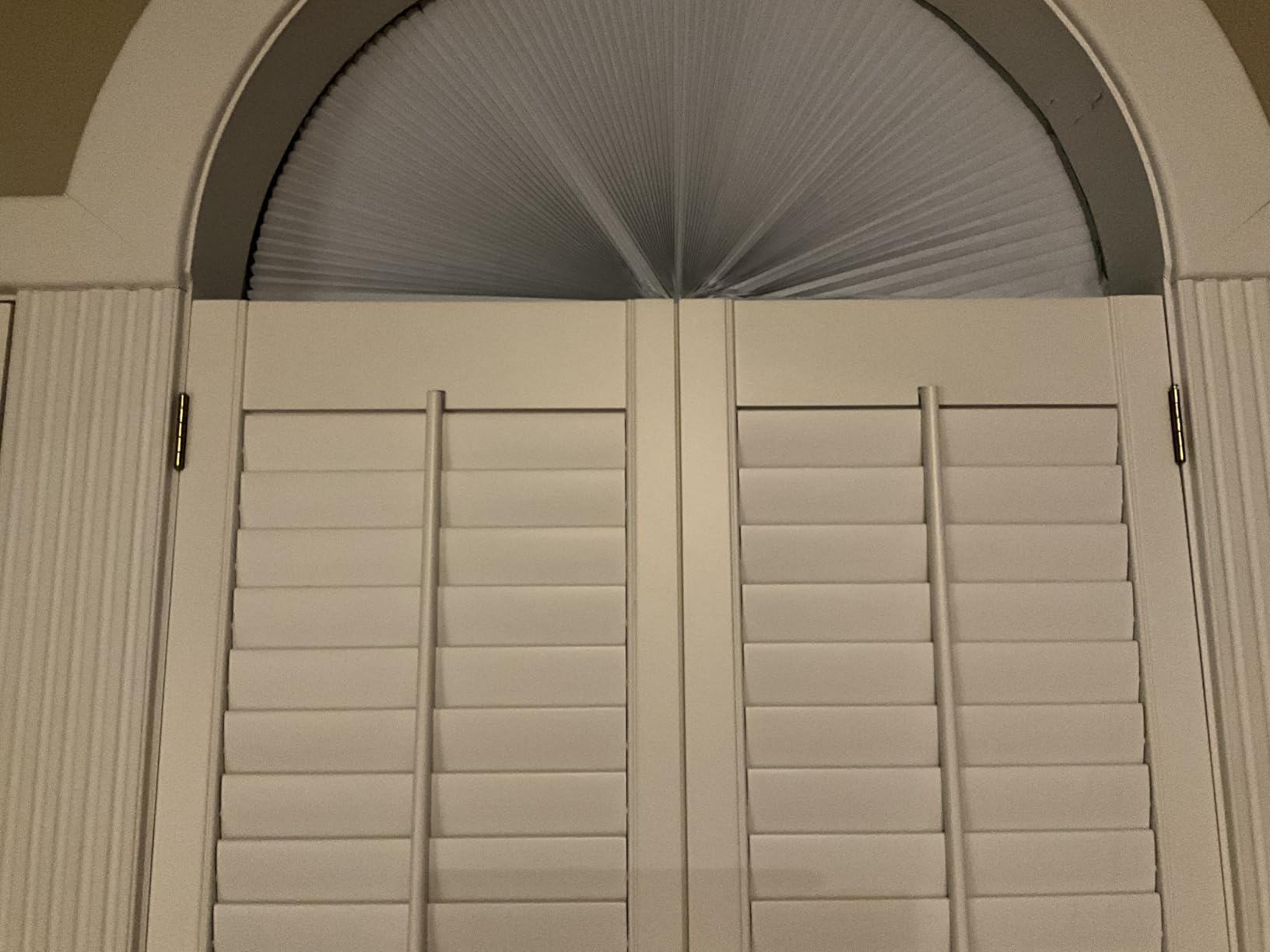 Arch Window Shade Blackout Cellular Shades Half Moon Circle No Drill Blinds customer photo 2