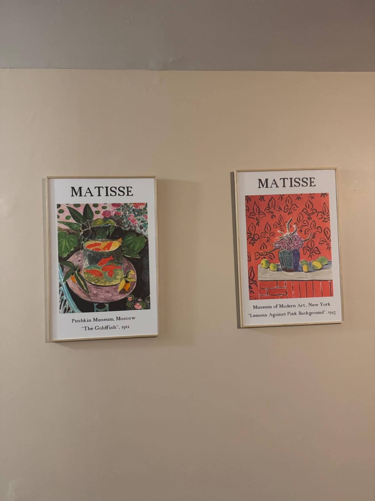 Large Framed Colorful Matisse Canvas Wall Art for Living Room, 3 Piece customer photo 1