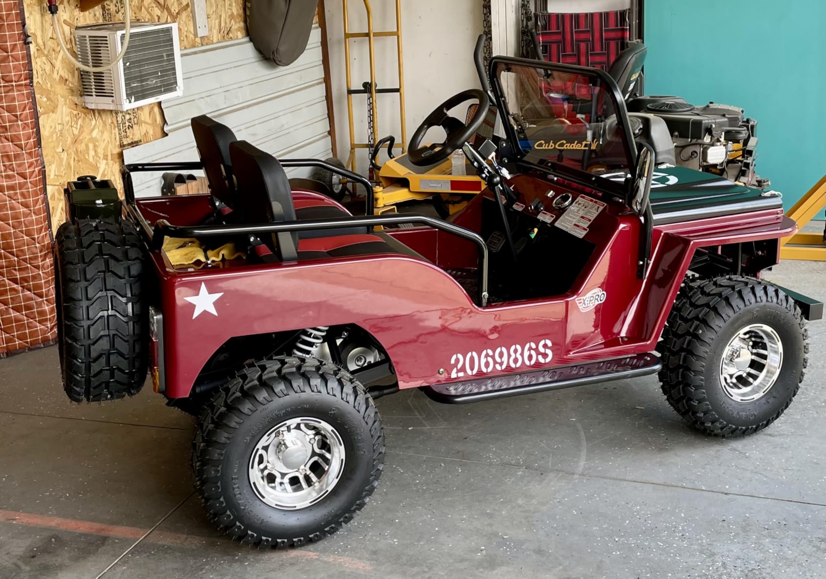 X-PRO Ranger 150 Go Kart with 3-Speed Semi-Automatic Transmission w/Reverse, Big 18