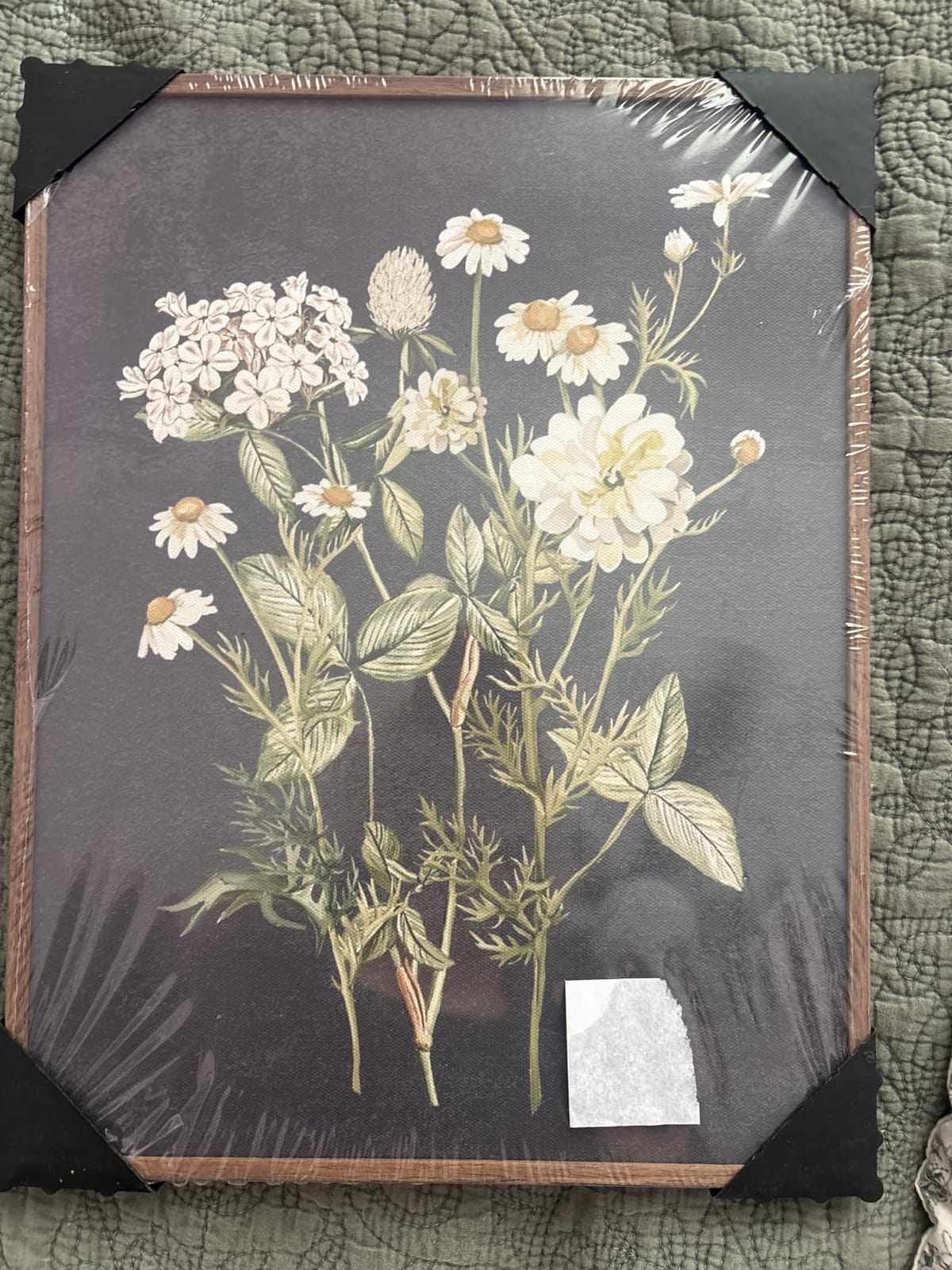 Framed Vintage Botanical Floral Wall Art for Bedroom, 4 Piece 11x14 In customer photo 1