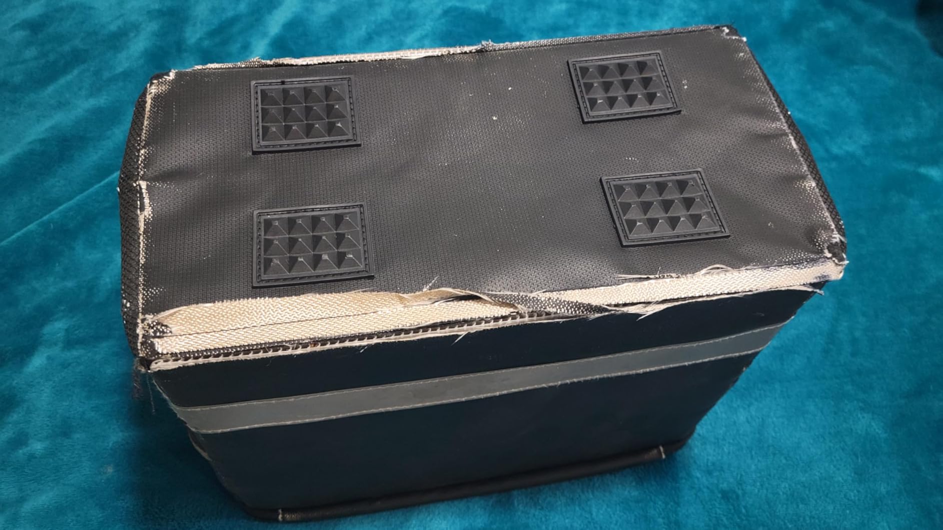 BALEINE Fireproof Document Box with Lock, Portable Fireproof Document Bag Waterproof Fire Proof File Boxes for Documents, File Organizer Box for Important Paperwork (Black, 12.5''x10.5''x6'') customer photo 1