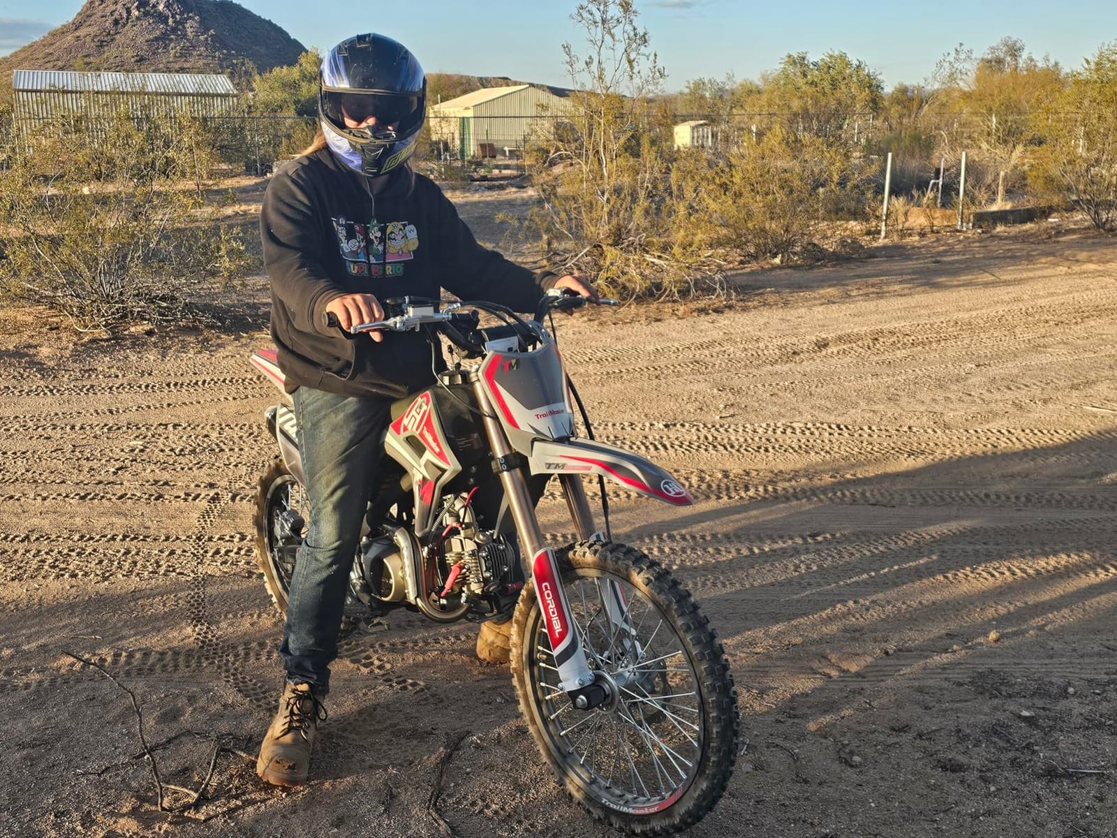 Trailmaster JHL Pro Series TM SX125 Off-Road Dirt Bike Motorcycle, Zongshen BS125 123cc Single Cylinder 4-Stroke air-Cooling Engine customer photo 1