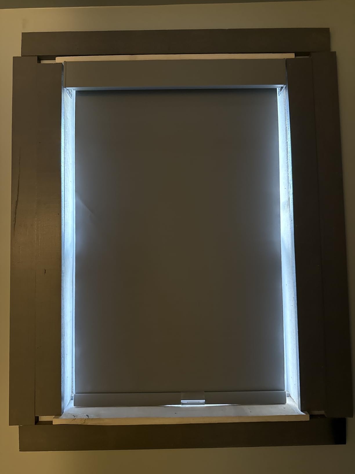 Persilux Blackout Roller Shades for Windows, Cordless Free-Stop Blinds for Windows with Valance, Thermal Insulated Fabric Window Shades, UV Protection Shades for Home and Bedroom, Black, Custom Size customer photo 1
