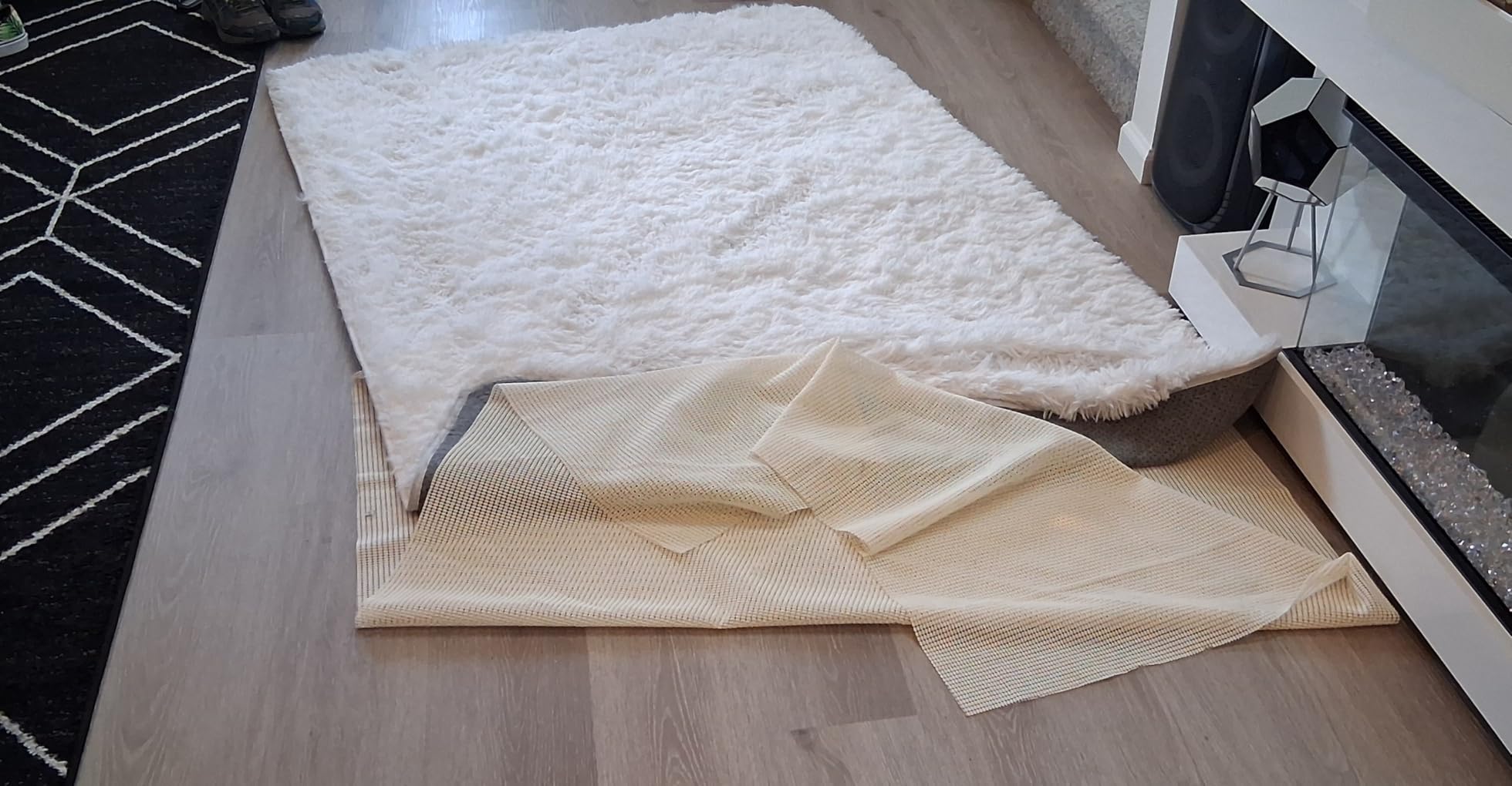 Jorvila Non-Slip Rug Pad Gripper 9x12 Ft customer photo 1