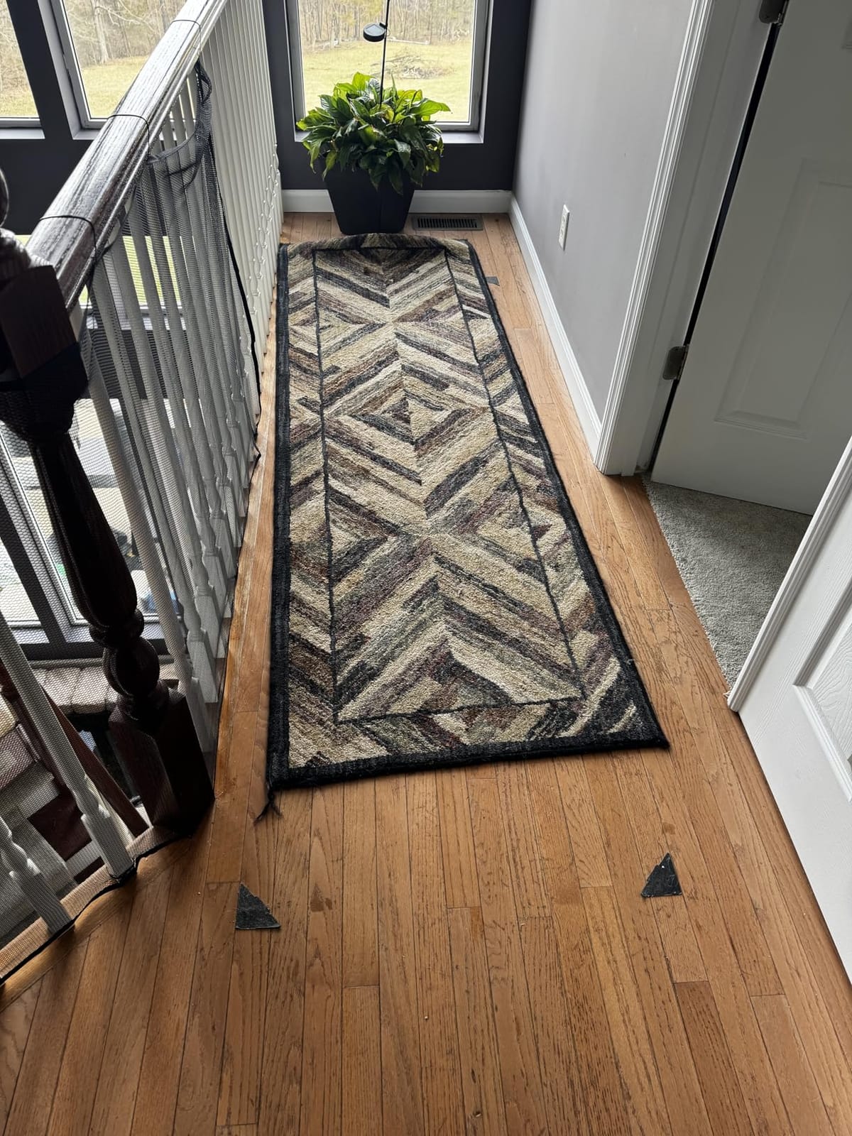 Jorvila Non-Slip Rug Pad Gripper 2x8 Ft customer photo 2