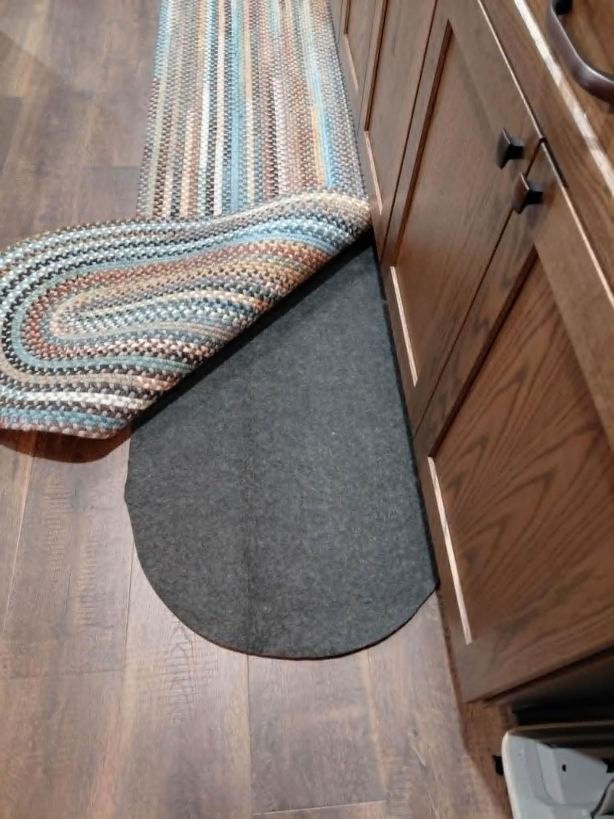 GORILLA GRIP Felt Rug Pad for Hardwood Floors with Rubber Backing, 3x5 FT customer photo 1