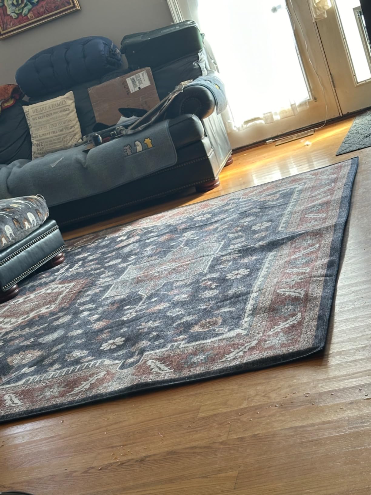 GORILLA GRIP Felt Rug Pad for Hardwood Floors with Rubber Backing, 3x5 FT customer photo 2