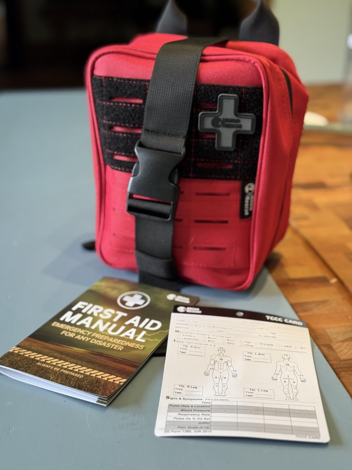 RHINO RESCUE IFAK Trauma Kit Standard with CAT Tourniquet Red customer photo 1
