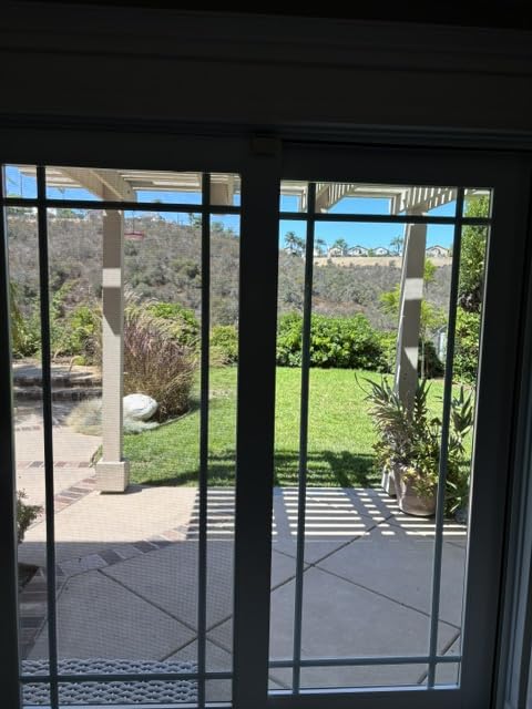 45x72 Inch Bamboo Blinds for Interior Windows, UV Protection Roman Bamboo Curtains, Light Filtering & Easy to Install Roller Shades Window Shades for Patio Indoor Outdoor, Carbonized customer photo 2