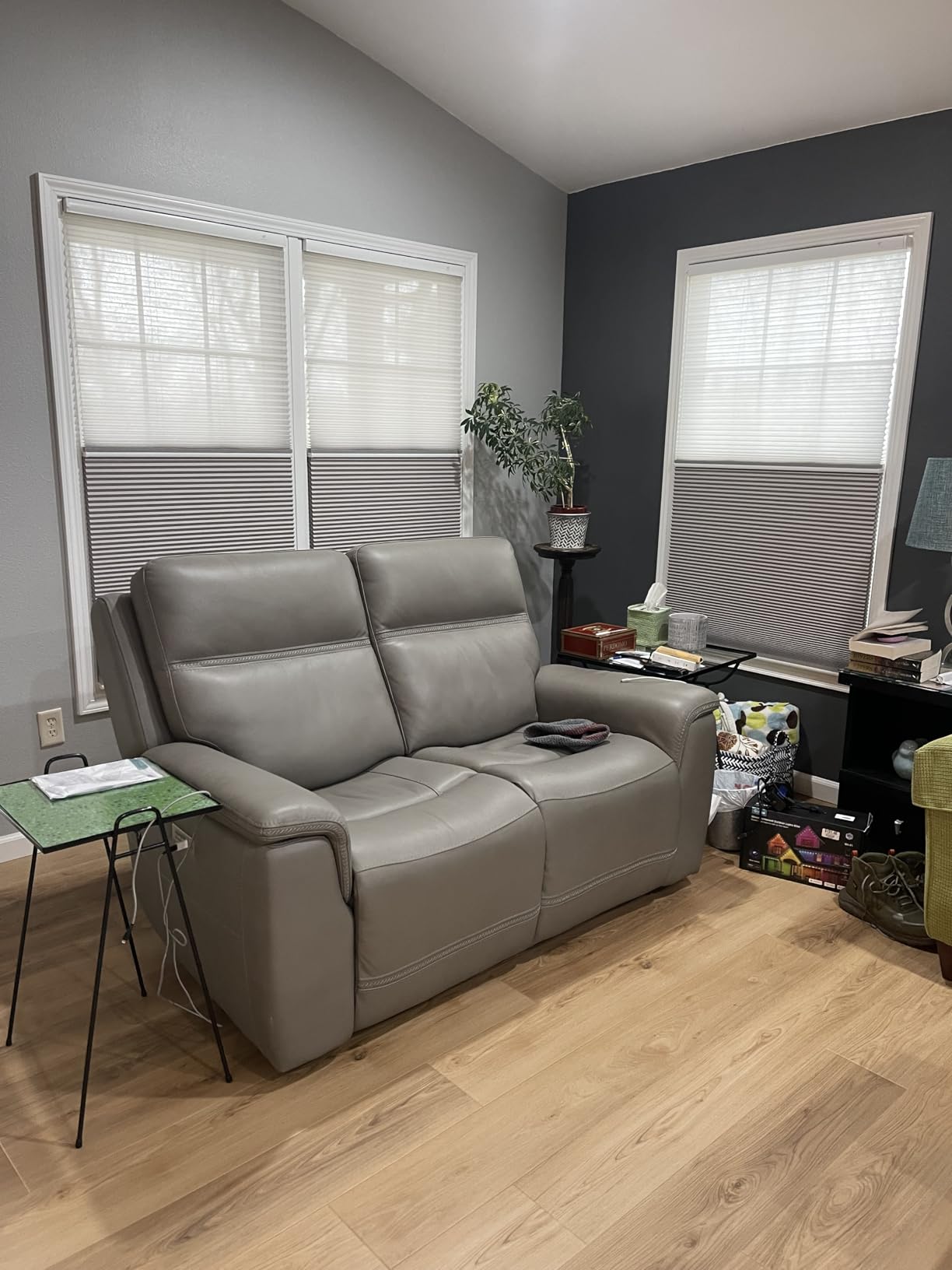 SmartWings Motorized Cellular Shades, 80% Blackout Double-Cell White customer photo 2