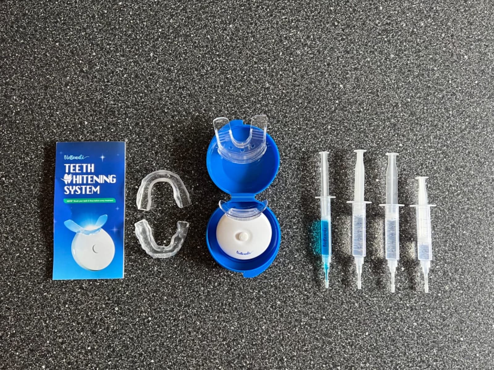 VieBeauti Teeth Whitening Pen Kit, 35% Carbamide Peroxide Gel, 5 Pack - Stain removal gel gentle on enamel - 4 whitening pens plus remineralizing pen for sensitive teeth - mint flavor customer photo 1