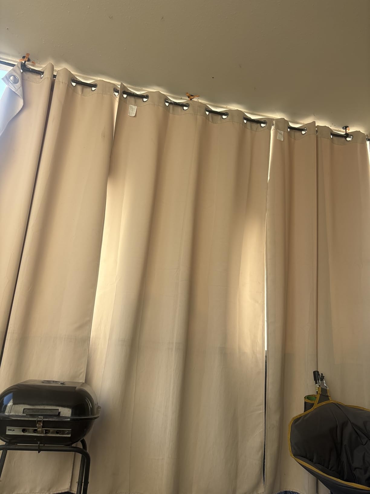 NICETOWN Fade Resistant Outdoor Curtains for Patio W52 x L84 in 2 Panels customer photo 2