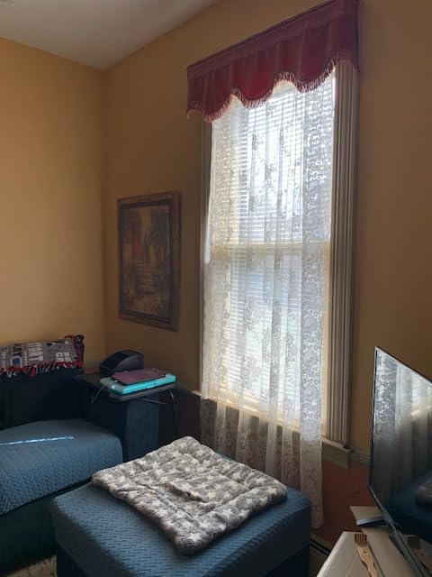 UNISHADES Blackout Cordless Bamboo Roman Shades 34 3/4×64 in Papara Carbon customer photo 1