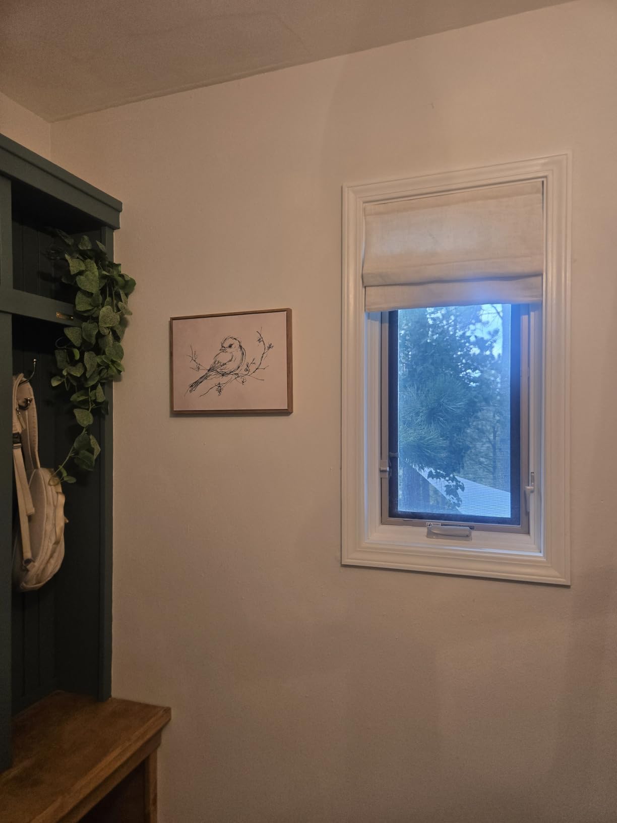 Bamboo Roman Shades, Cordless Custom Blackout Woven Wood Shade | Natural Wood Bamboo Window Shades for Indoor Windows, Good For Ceiling Mount, Door Mount, Easy To Install and Clean customer photo 2