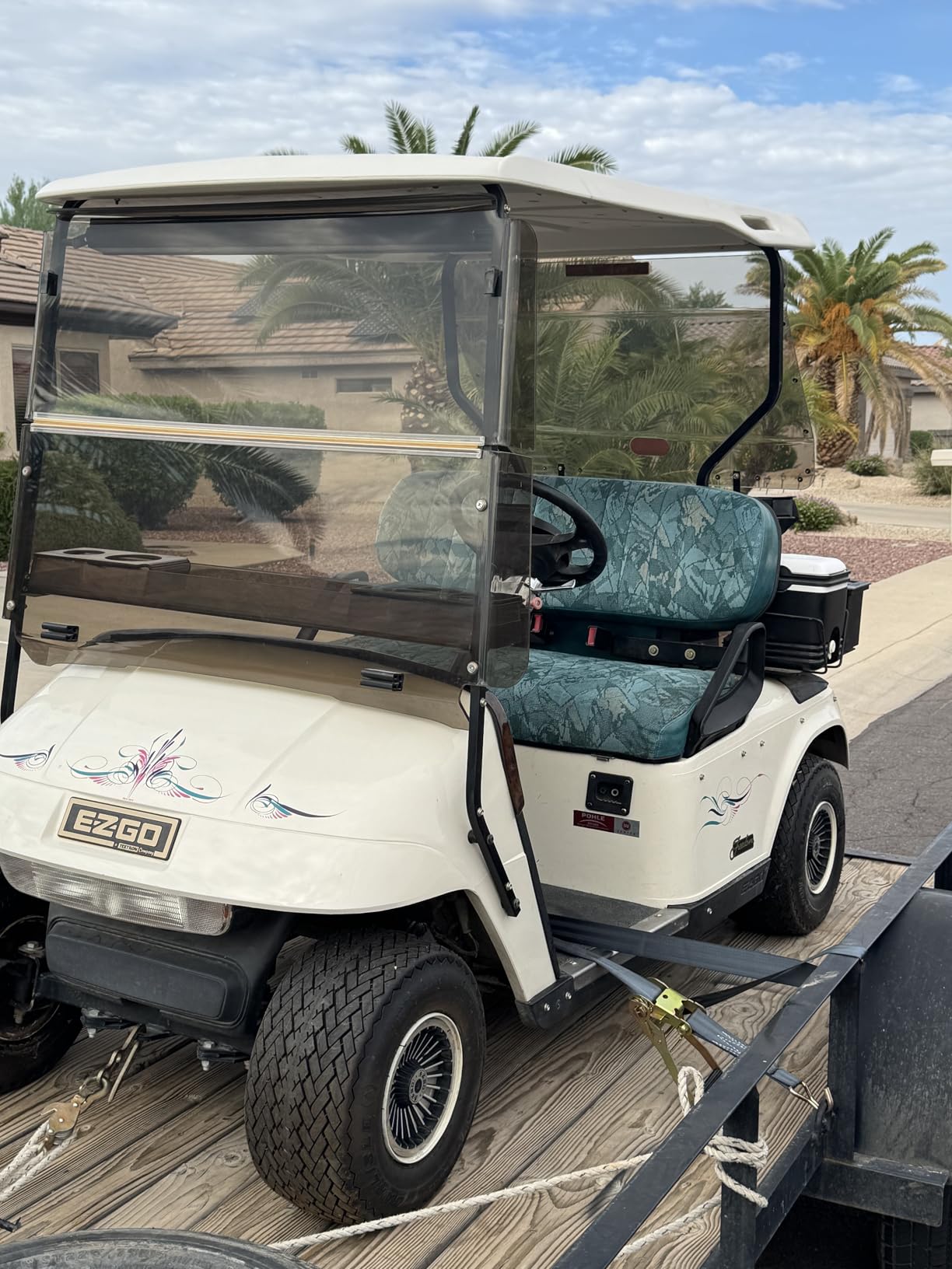 Golf Cart Windshield for EZGO TXT 1995-2013 Gas & Electric, 40.7