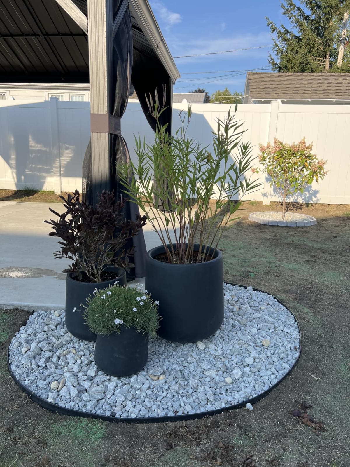 Kante Set of 3 Weathered Concrete Curved Round Planters for Modern Home | Handcrafted, Premium, Durable, All-Weather Cement Pot, Drainage for Outdoor, Rubber Plug for Indoor Home, Anti-Frost & UV customer photo 2