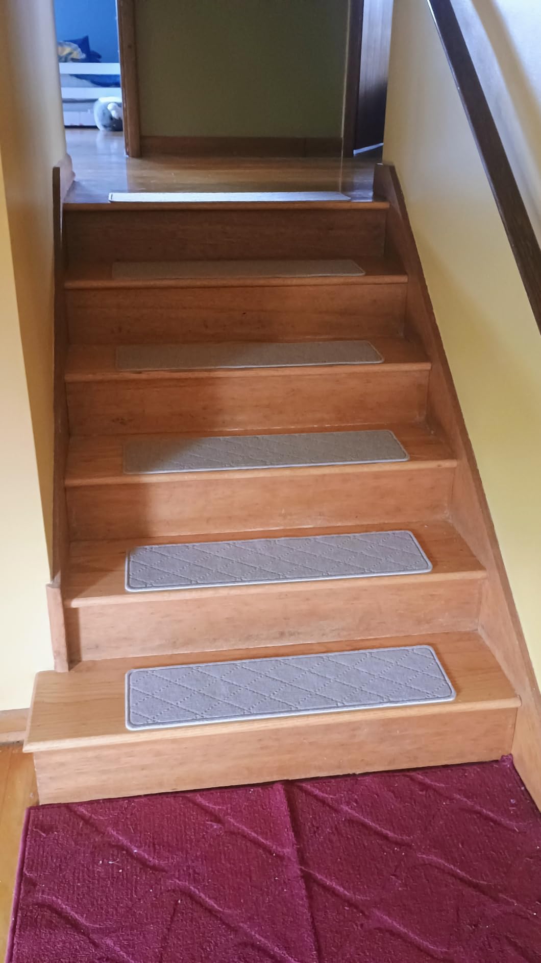 15 Pcs Stair Treads Non-Slip for Wooden Steps, 8