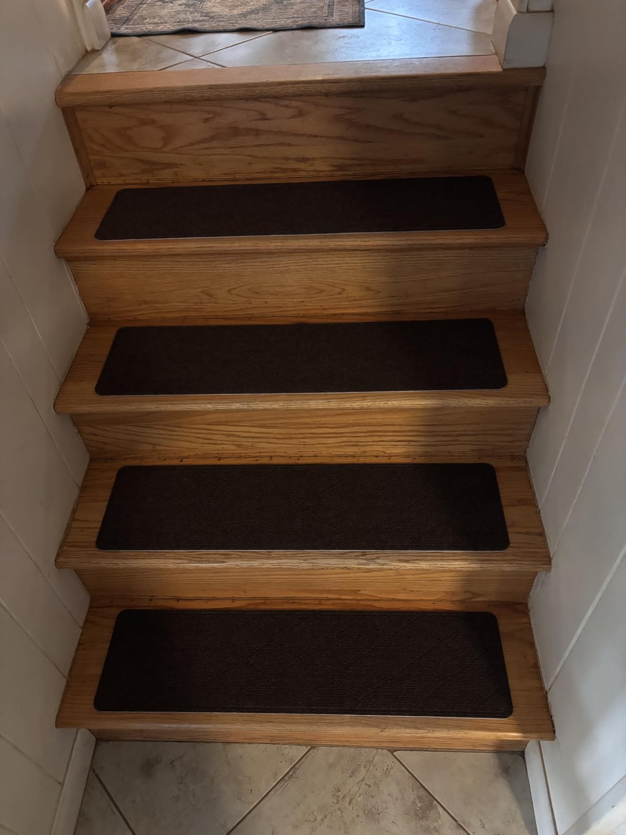 15 Pcs Stair Treads Non-Slip for Wooden Steps, 8