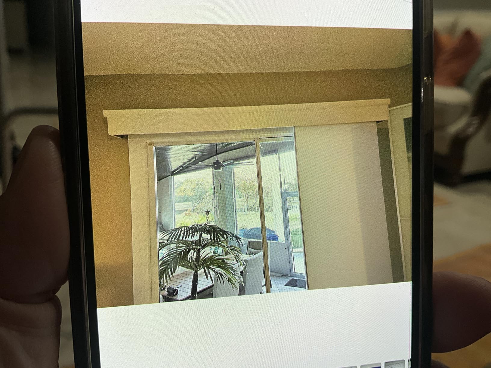 VEVOR Panel Track Blinds, Extendable Track from 45.8 in to 86 in W, Trimmable Panel Curtains Up to 96 in H, Vertical Blackout Panel Blinds for Sliding Doors, Patio Doors, Room Divider, Windows, Brown customer photo 1