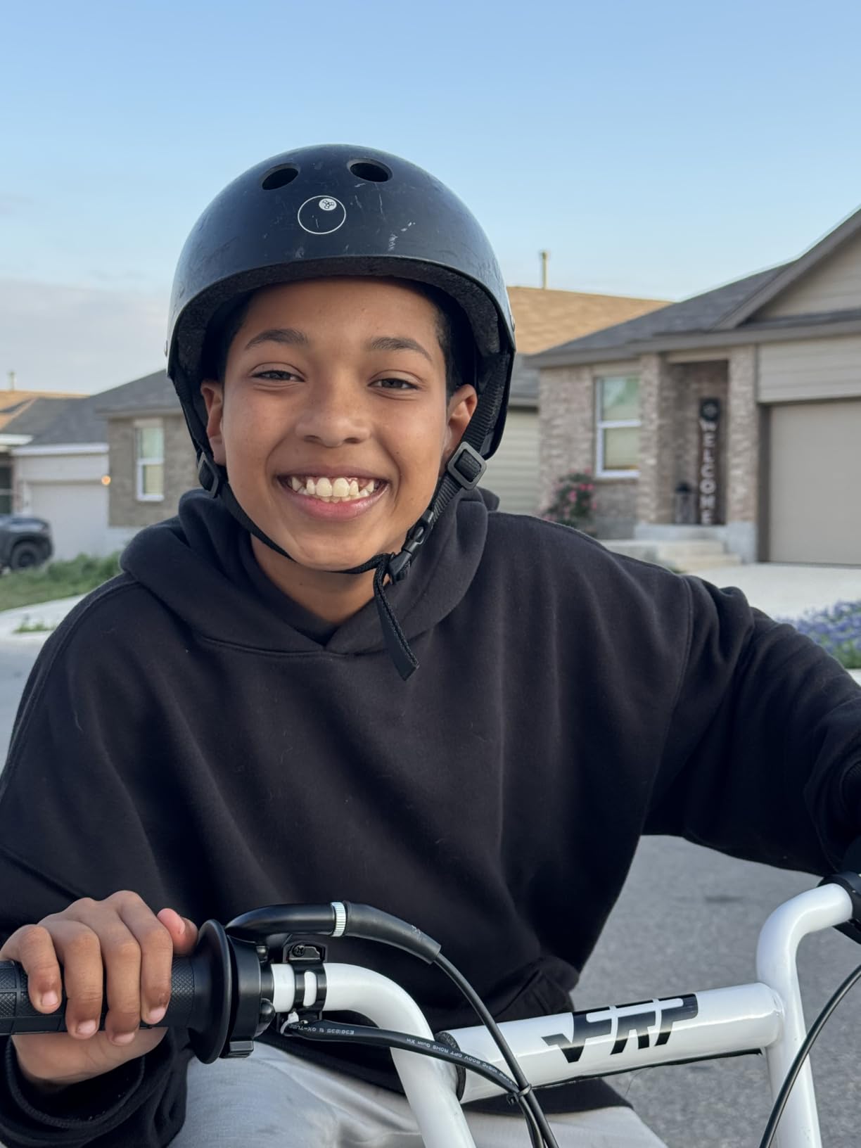 FRP GMB100 Basic Mini Bike 99cc 4-Stroke Off Road for Teens Adults 220 LBS | 3HP EPA-Approved Engine, Up To 28 Mph, Rear Disc Brake, 145/70-6 SUNF Tires, Pull-Start, 85% Assembled, Purple customer photo 1