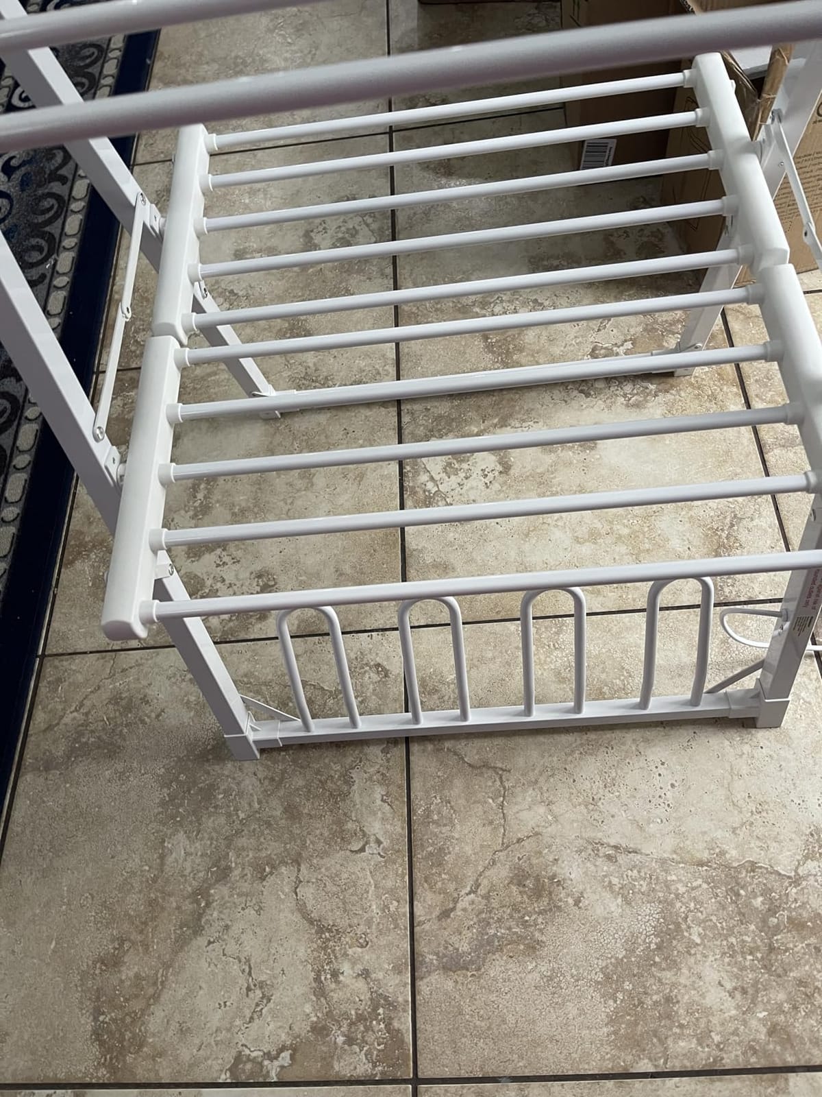 Heating Clothes Drying Rack Foldable Shoes Socks Space Gray customer photo 1