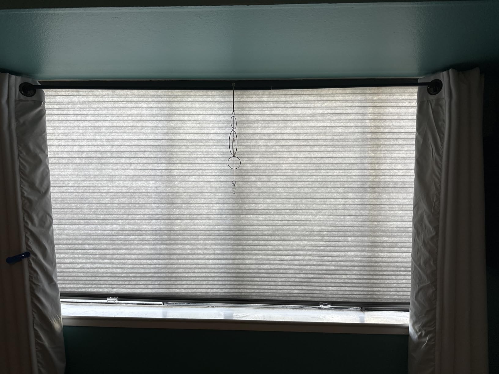 BlindsAvenue Cordless Cellular Shade, White, Custom Size customer photo 2