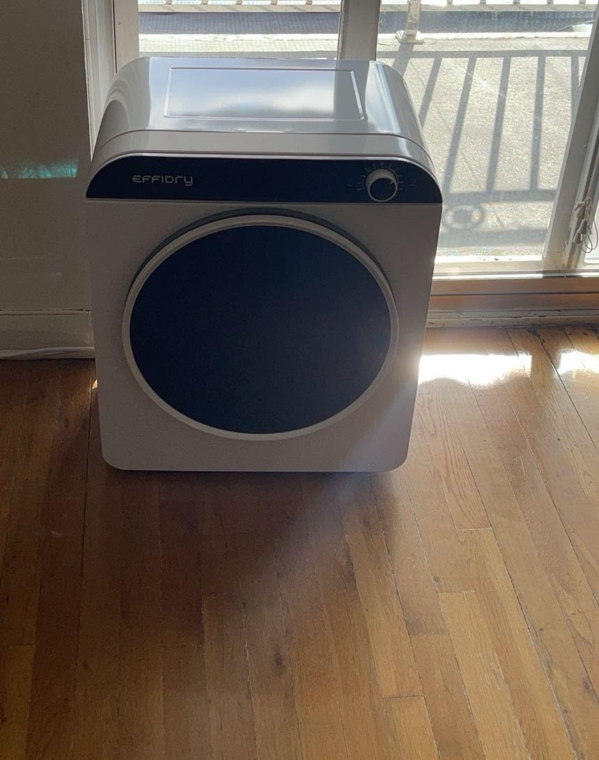 110V Portable Clothes Dryer 830W Compact Laundry Dryers 2 cu.ft Electric Machine with Stainless Steel Tub for Apartment,RVs,Dorms,12LBS drying machine Clothing Dryer secadora portatil de ropa customer photo 1
