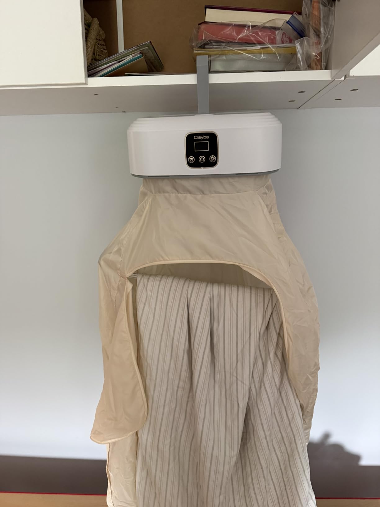 Portable Clothes Dryer, 600W Foldable Mini Dryer with 8 Timer Settings customer photo 1