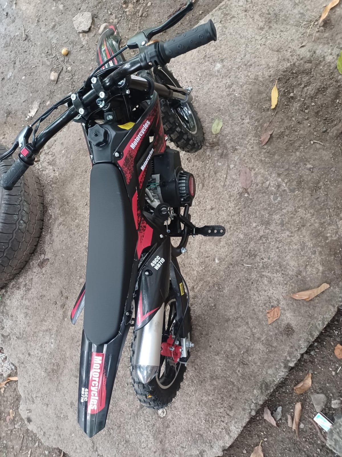 50CC Kids Dirt Bike Gas Powered 2-Stroke Mini Motorcycle 25MPH for kid 8-14 customer photo 2