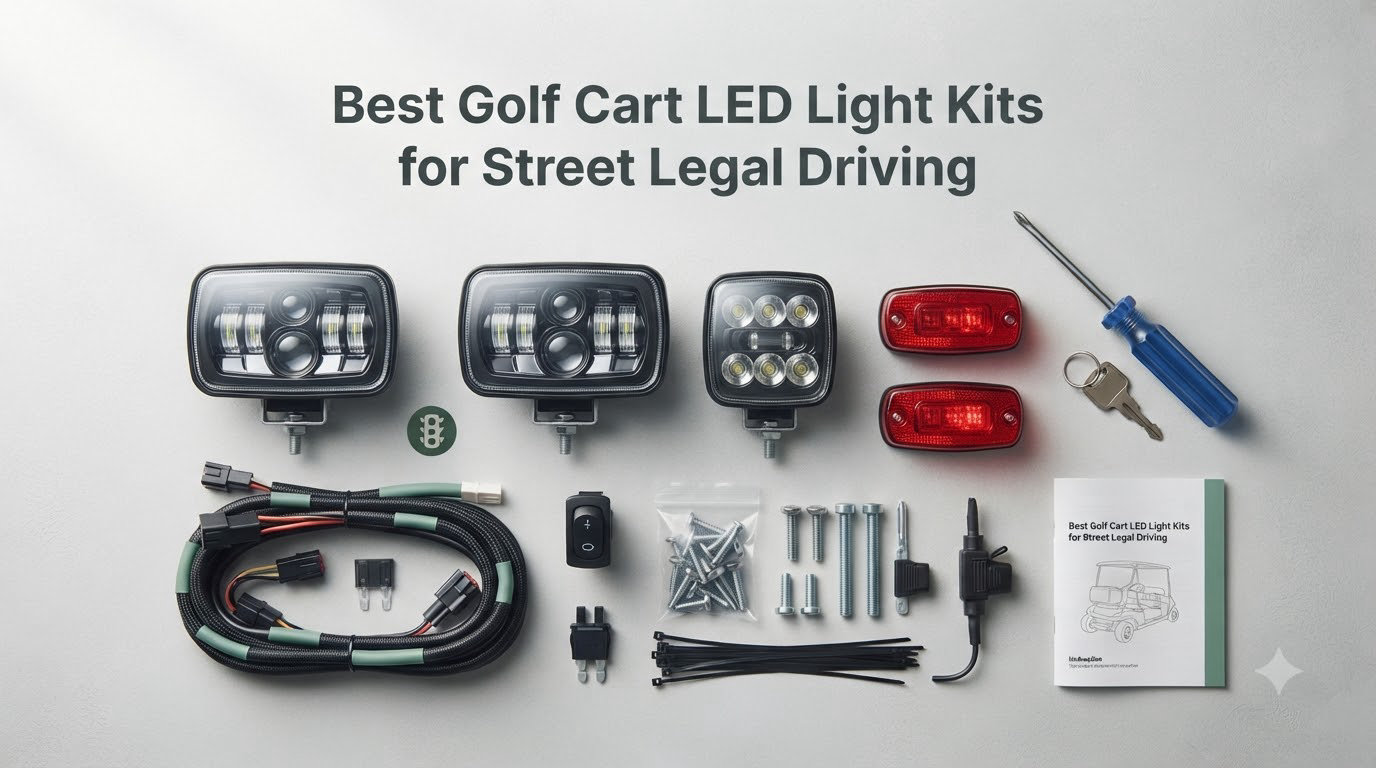 Best Golf Cart LED Light Kits for Street Legal Driving