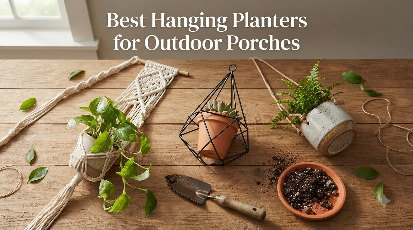 Best Hanging Planters for Outdoor Porches