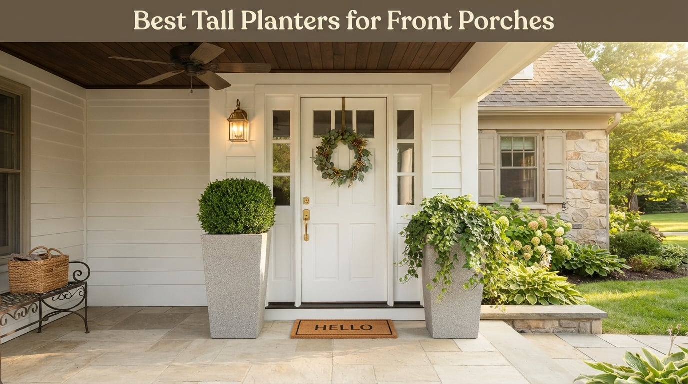 Best Tall Planters for Front Porches