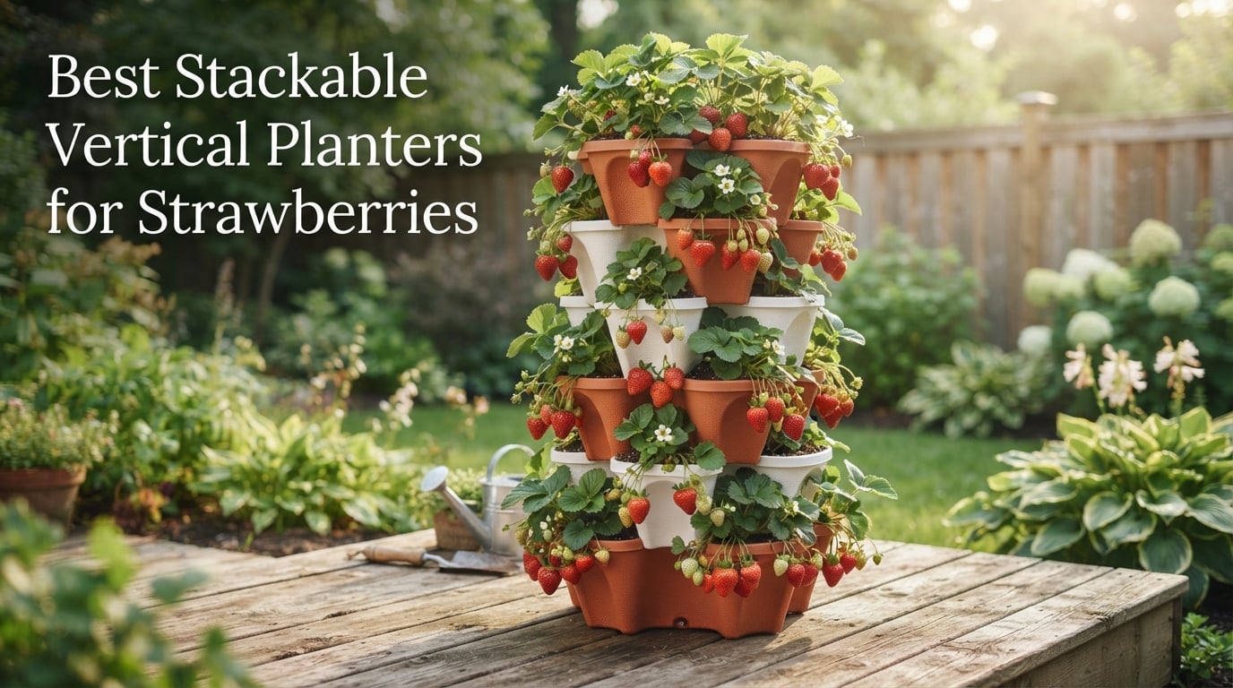 Best Stackable Vertical Planters for Strawberries