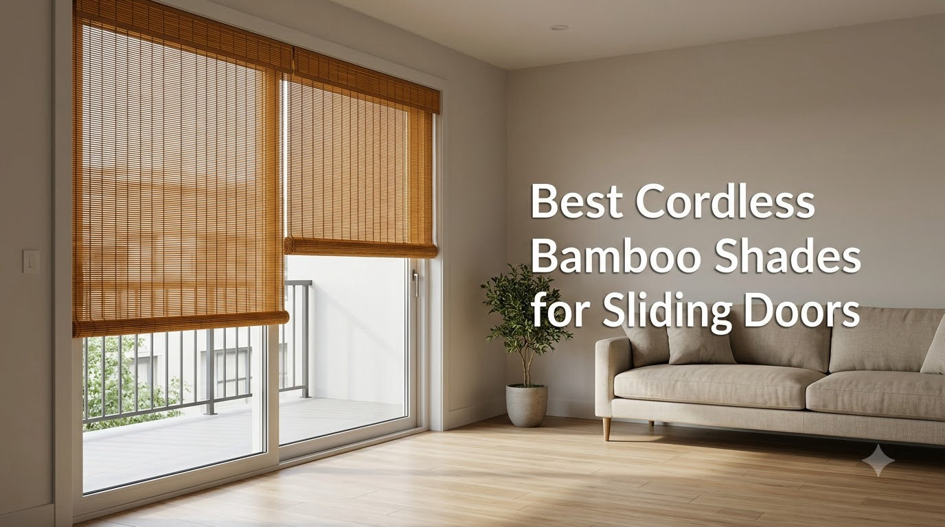 Best Cordless Bamboo Shades for Sliding Doors