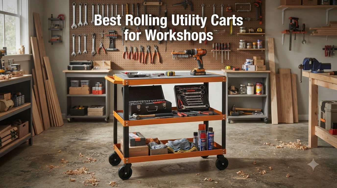 Best Rolling Utility Carts for Workshops