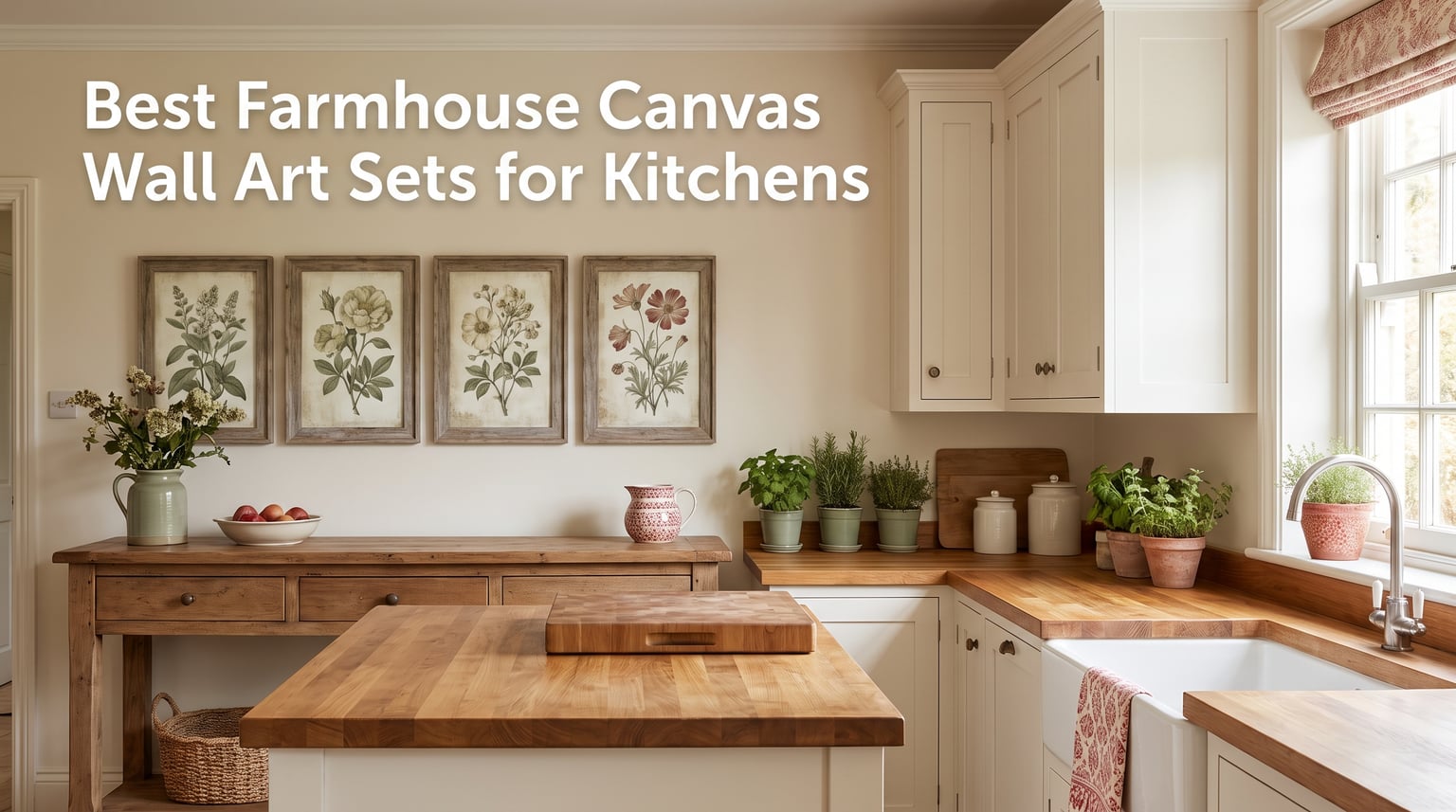Best Farmhouse Canvas Wall Art Sets for Kitchens