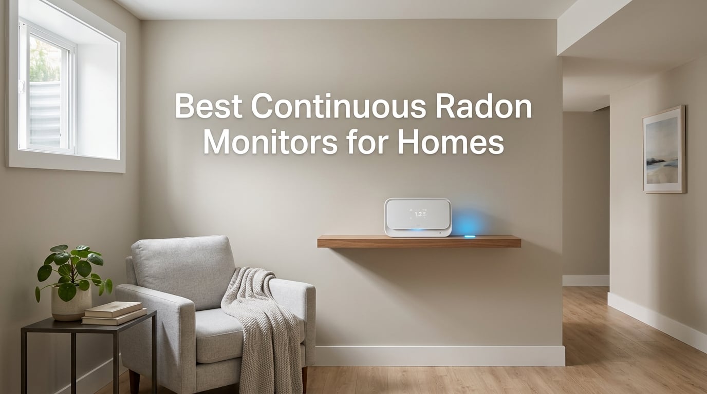 Best Continuous Radon Monitors for Homes