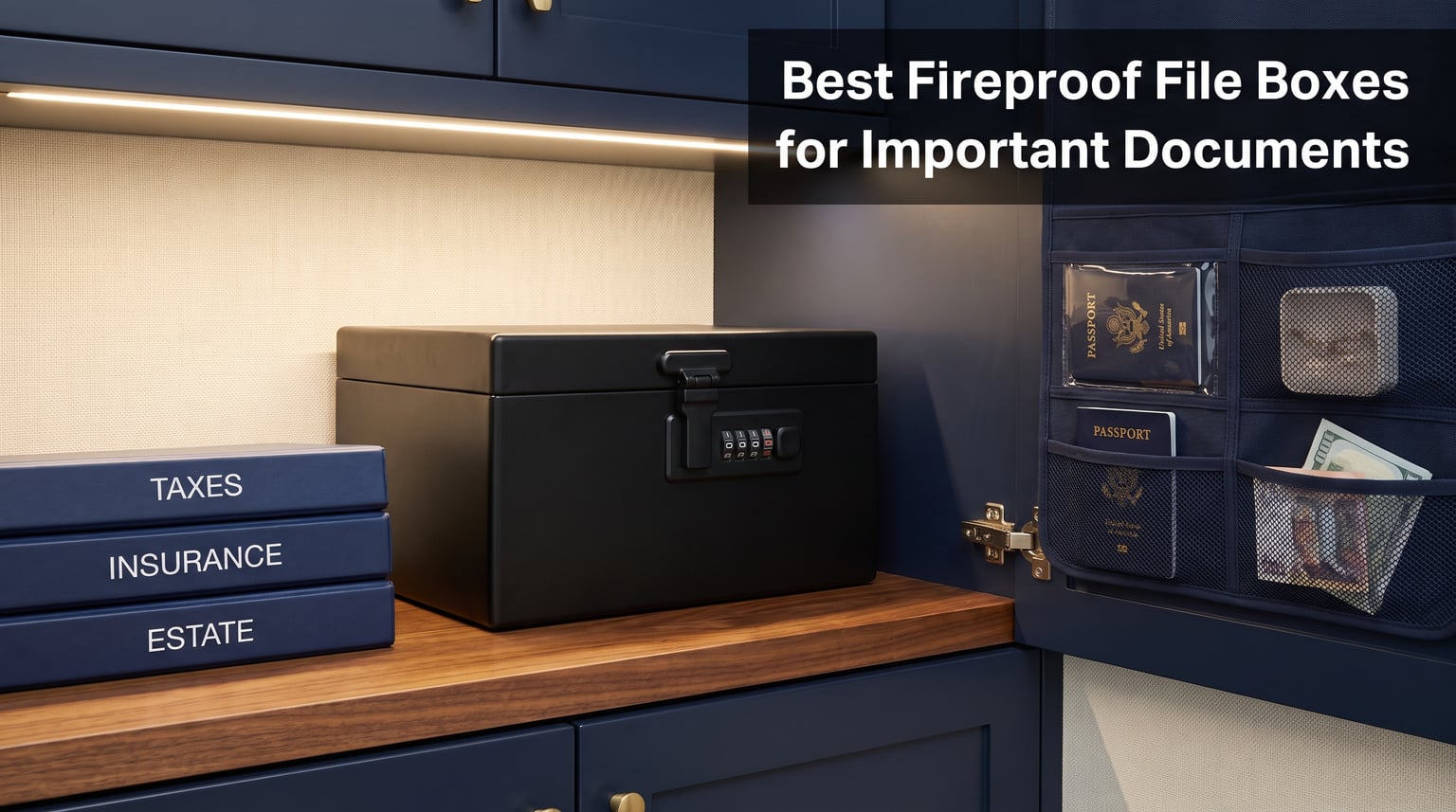 Best Fireproof File Boxes for Important Documents