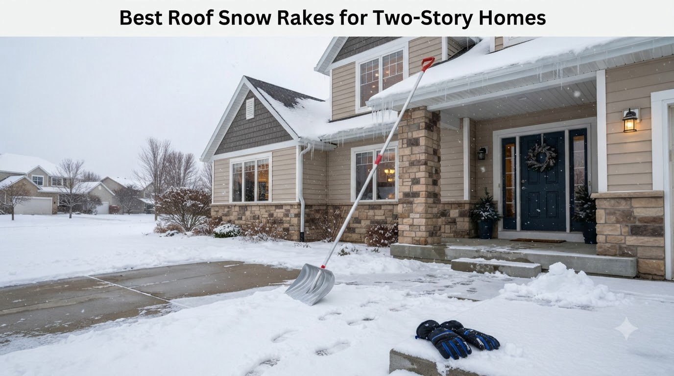 Best Roof Snow Rakes for Two-Story Homes